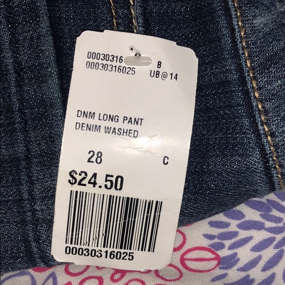 Forever 21 Denim Long Pant/Washed Jeans size 28 - Picture 2 of 2